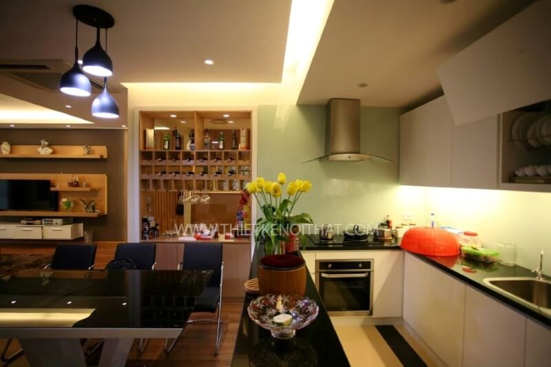 Thiết kế nội thất khu phòng ăn kết nối với không gian phòng bếp mở hiện đại Thiết kế phòng bếp, tủ bếp đẹp